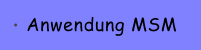 Anwendung MSM